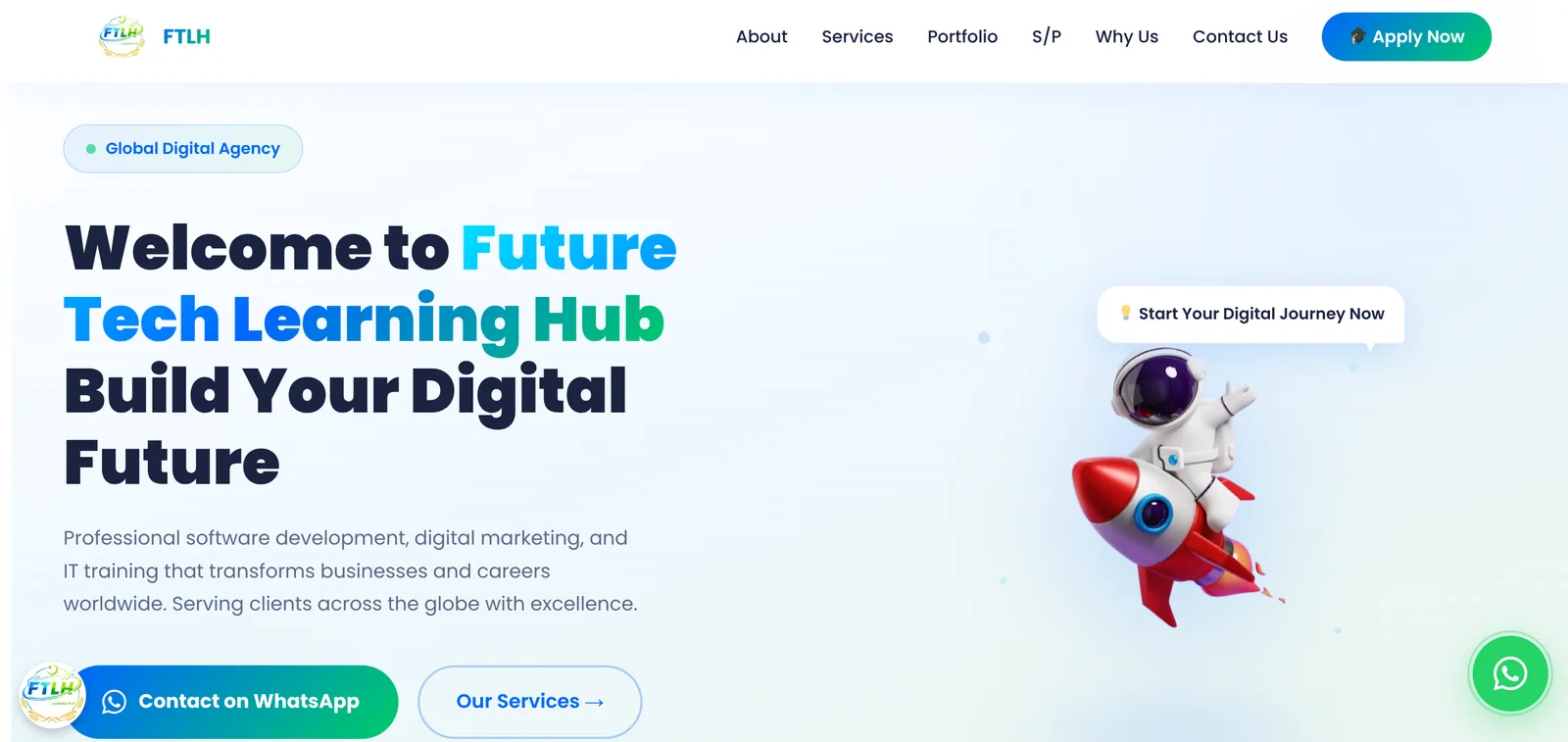 Future Tech Learning Hub website